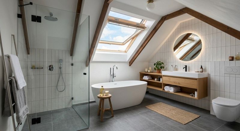 Attic Bathroom Remodeling in Luzerne County, PA
