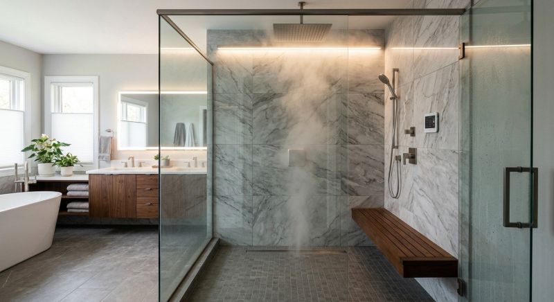 Granite Shower Installation in Luzerne County, PA